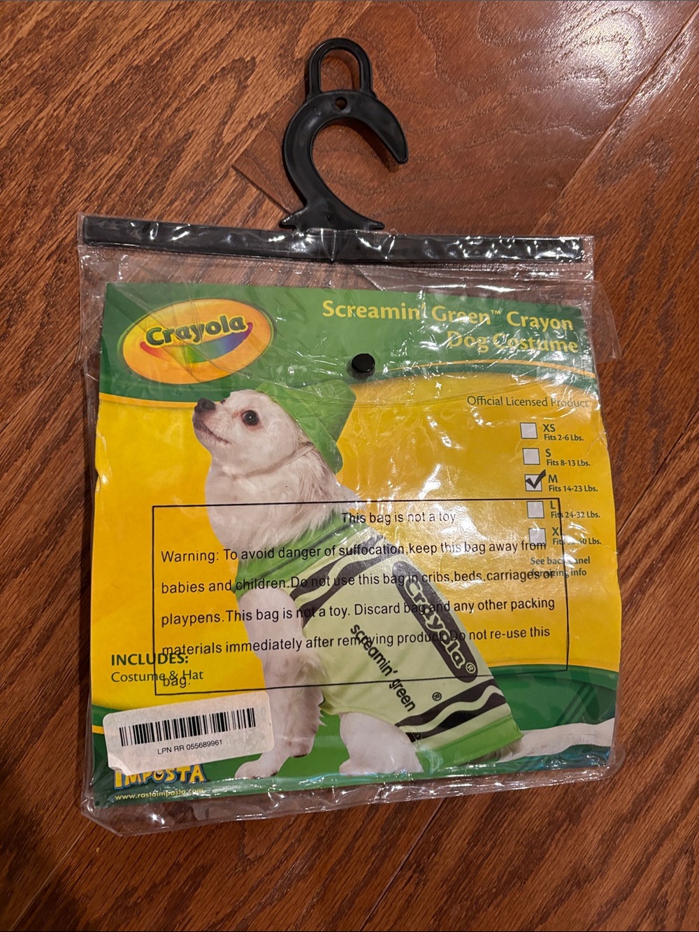 Crayola Screamin' Green Pet Crayon Costume